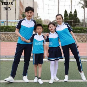 學生校服夏款 藍色系列 校服廠家定制